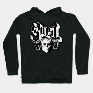 Ghost Band B&W Hoodie